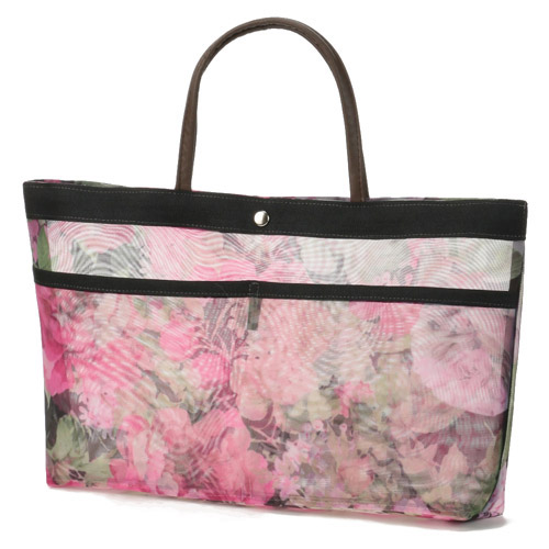 花柄メッシュ バッグインバッグ - 画像2