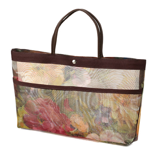 花柄メッシュ バッグインバッグ - 画像5