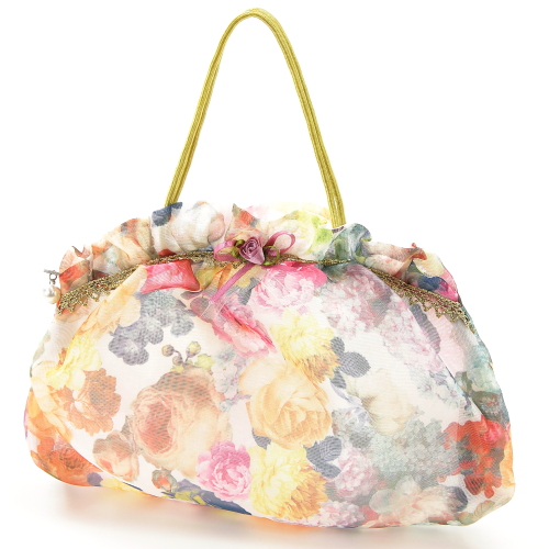 オーガンジー フリル 手付きポーチ 大 - 画像11