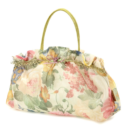 オーガンジー フリル 手付きポーチ 大 - 画像8