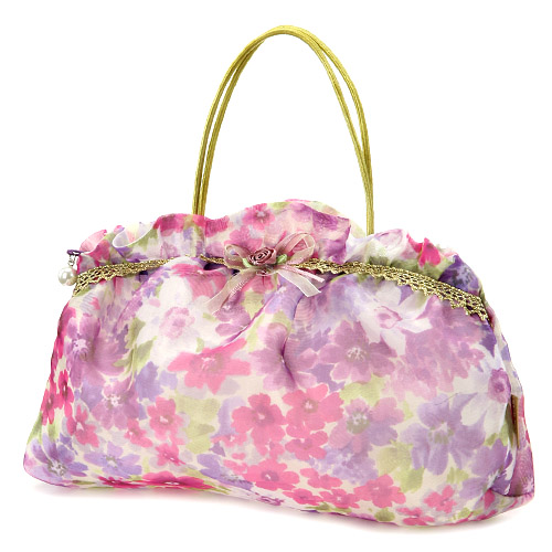 オーガンジー フリル 手付きポーチ 大 - 画像10