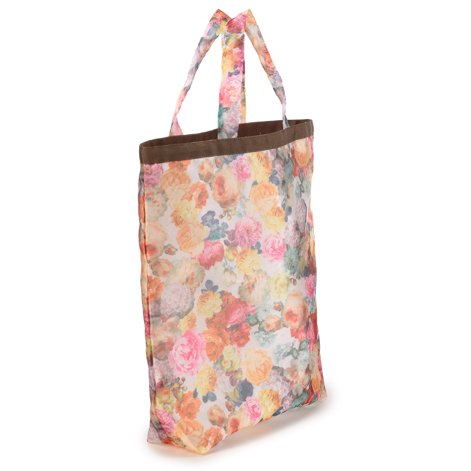 花柄オーガンジートートバッグ - 画像3