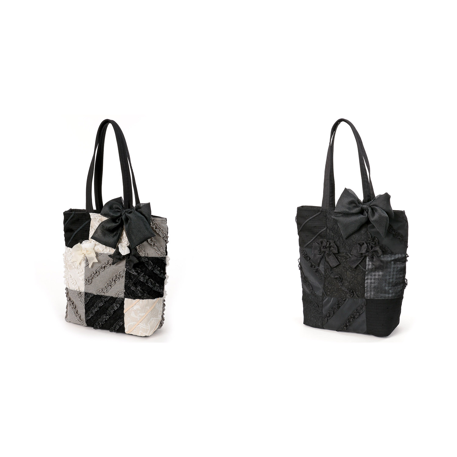 モノ レースパッチトート