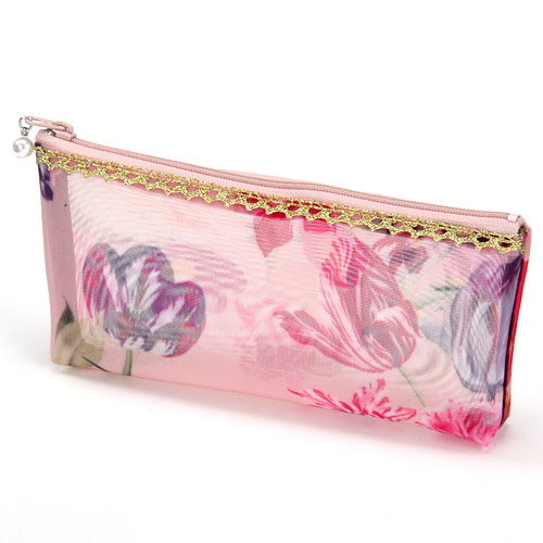 ゴールドテープ メッシュポーチ 横長 - 画像3