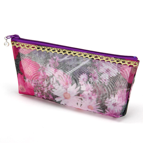 ゴールドテープ メッシュポーチ 横長 - 画像1