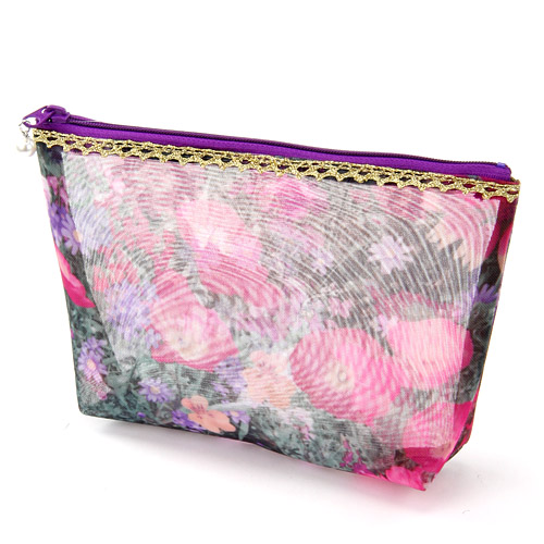 03番柄終了  ゴールドテープ メッシュポーチ 中 - 画像2