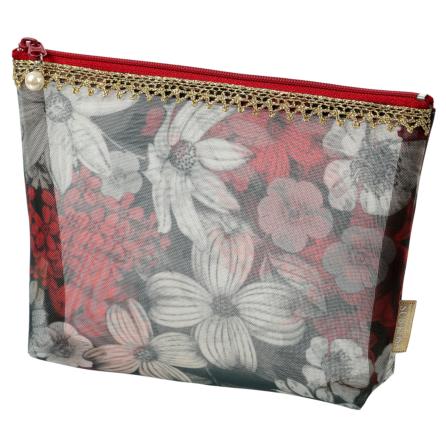 03番柄終了  ゴールドテープ メッシュポーチ 中 - 画像14