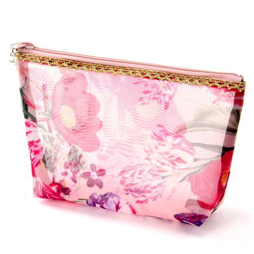 03番柄終了  ゴールドテープ メッシュポーチ 中 - 画像4