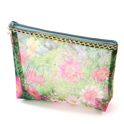 03番柄終了  ゴールドテープ メッシュポーチ 中 - 画像5