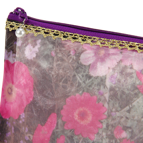 ココロ ゴールドテープ メッシュポーチ 横長平型 - 画像2