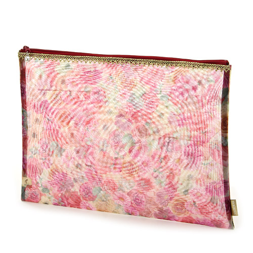 ゴールドテープ メッシュ平ポーチ 特大 - 画像5