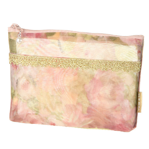 ゴールドテープ メッシュ 前ポケット付ポーチ - 画像1