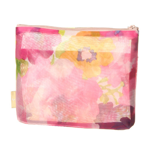 ゴールドテープ メッシュ 前ファスナーポケット付ポーチ - 画像5