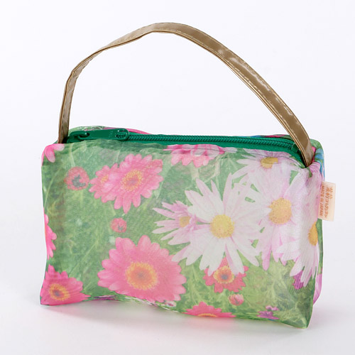 オーガンジー 持ち手付き ミニポーチ - 画像3