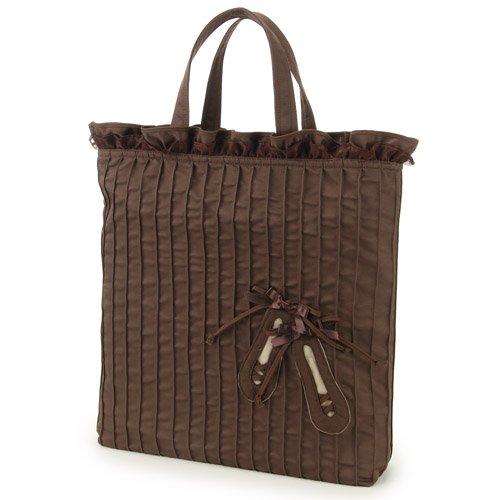 ピンタックトートバッグ 靴柄