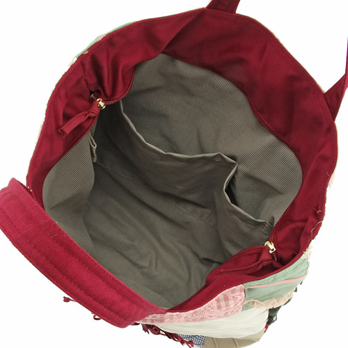 パッチワーク バレエシューズ トートバッグ - 画像5