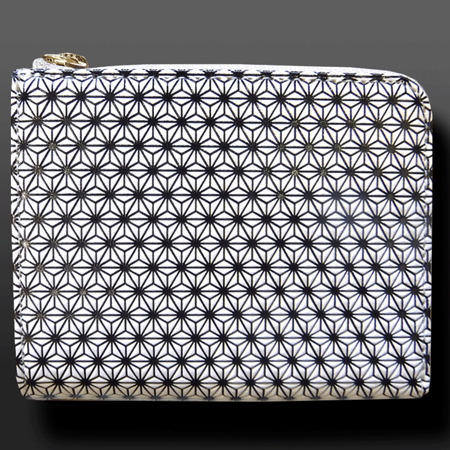 【取り寄せ商品】  浅草文庫 麻の葉ミニL字財布