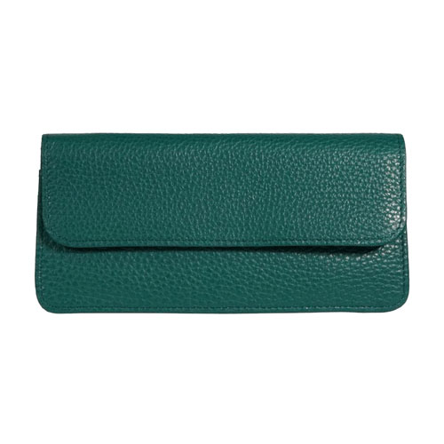 【イタリアンレザー】 日本製 スリムかぶせ長財布 - 画像14