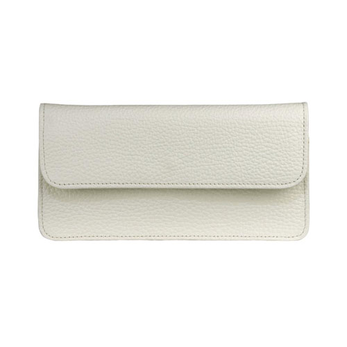 【イタリアンレザー】 日本製 スリムかぶせ長財布 - 画像4