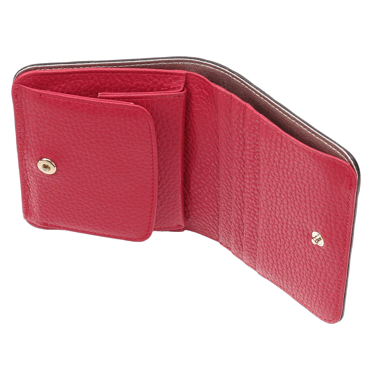 【日本製】エナメルクロコ 2つ折り財布 - 画像3