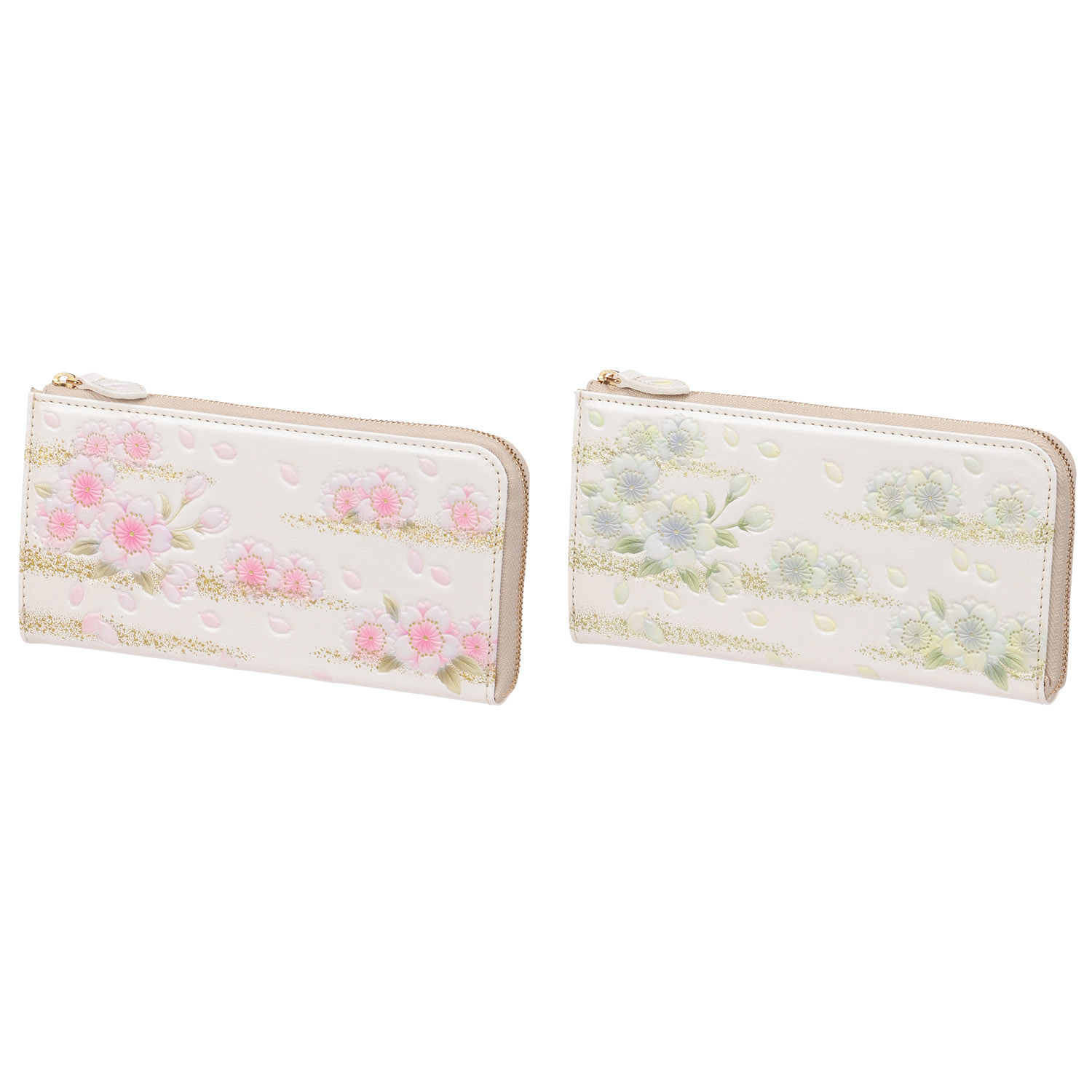 【取り寄せ商品】 浅草文庫 金彩八重桜L字