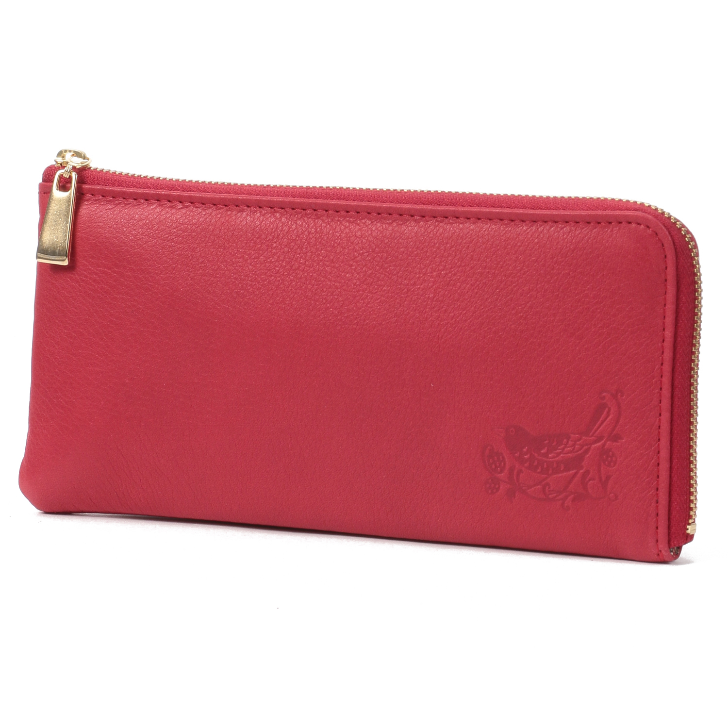 ディア調 モリス型押し L字ファスナー長財布 - 画像12