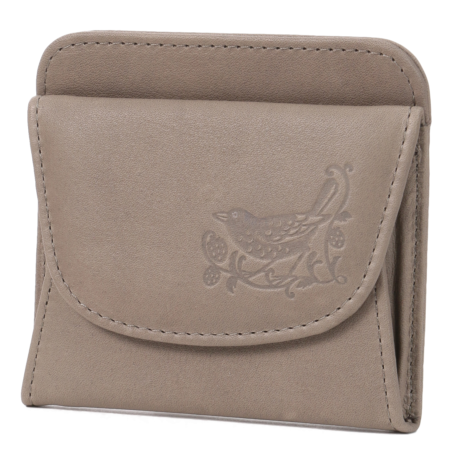 ディア調 モリス型押し オープン式単札入 - 画像1