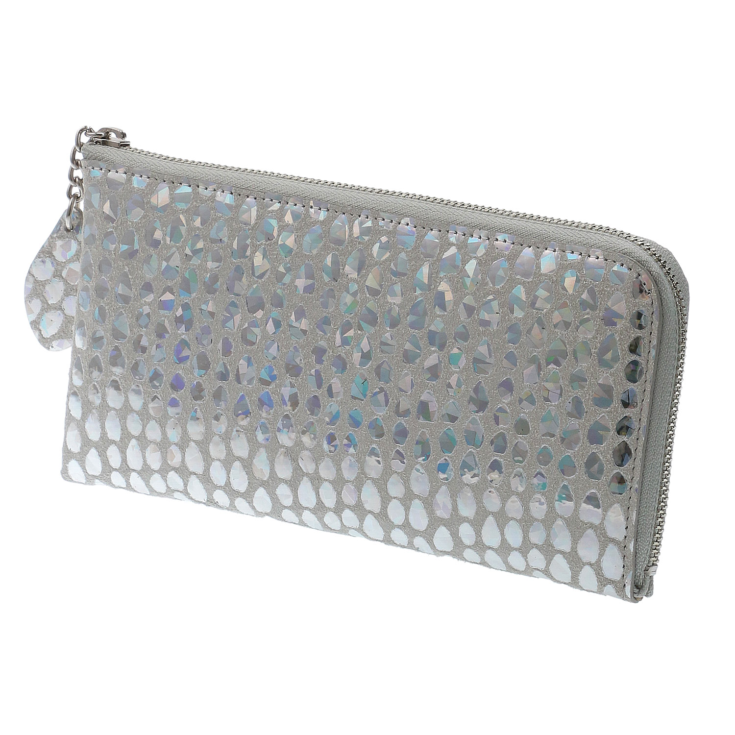 【日本製】 PigエナメルキラキラL字長財布 - 画像2