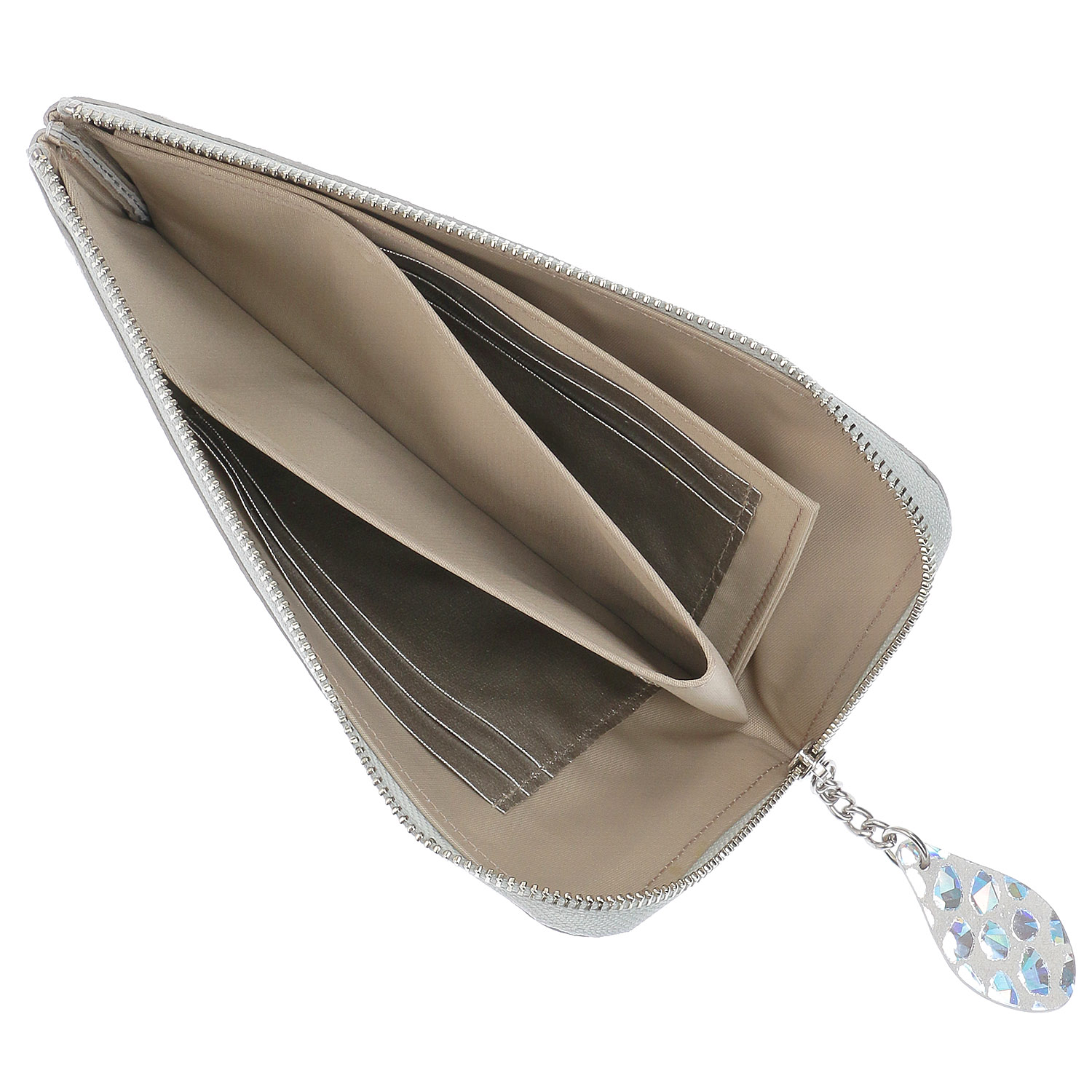 【日本製】 PigエナメルキラキラL字長財布 - 画像4