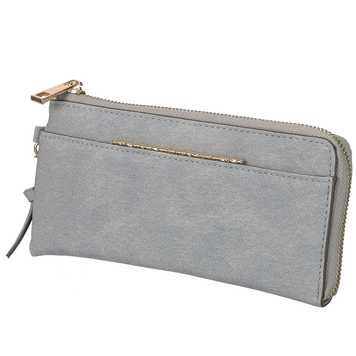 【Moda by bouquet】 レザーシュリンク L字ファアスナー長財布 - 画像2