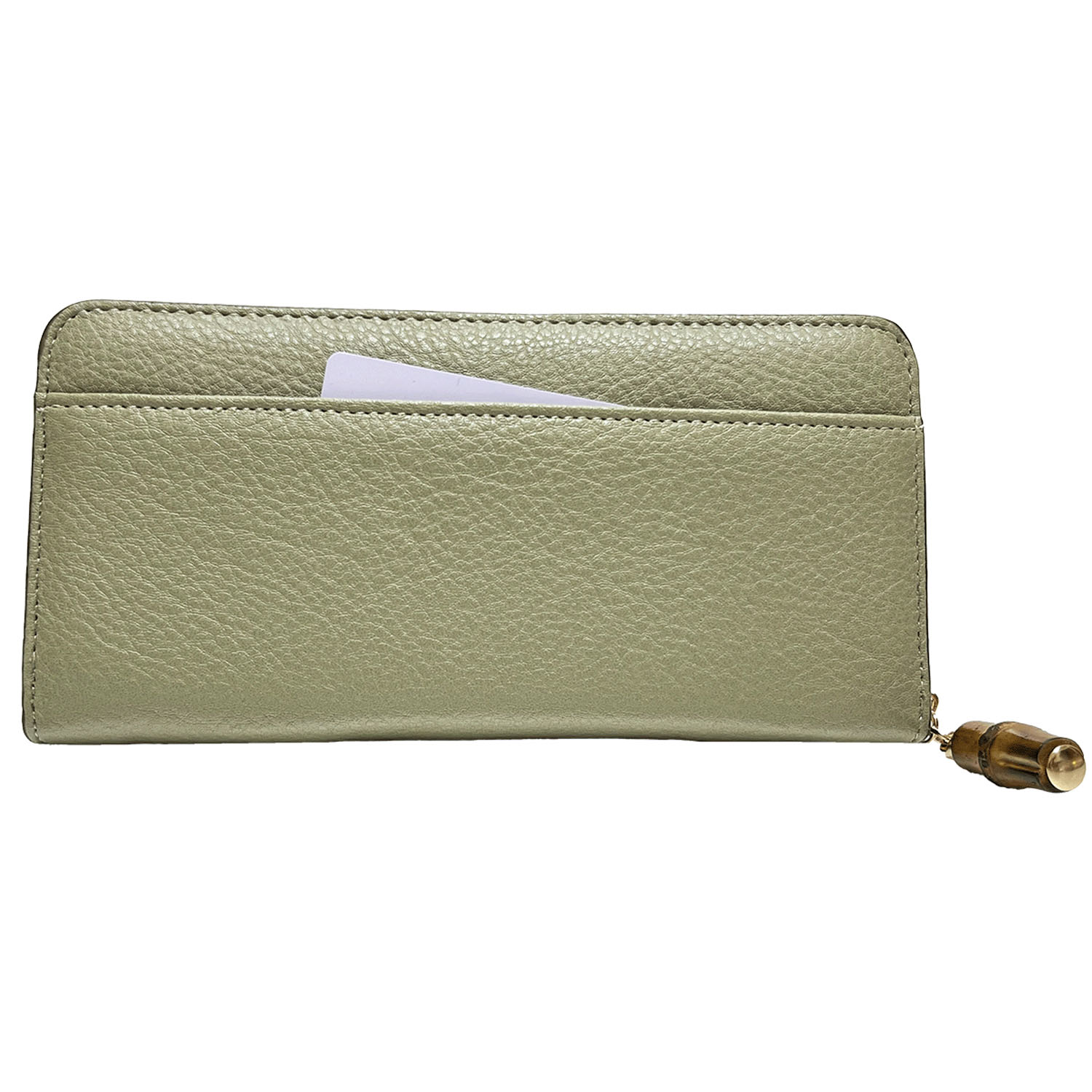 バンブー ラウンドファスナー長財布 - 画像6