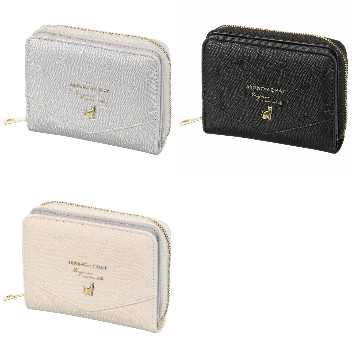 レター猫チラシ 2つ折り財布