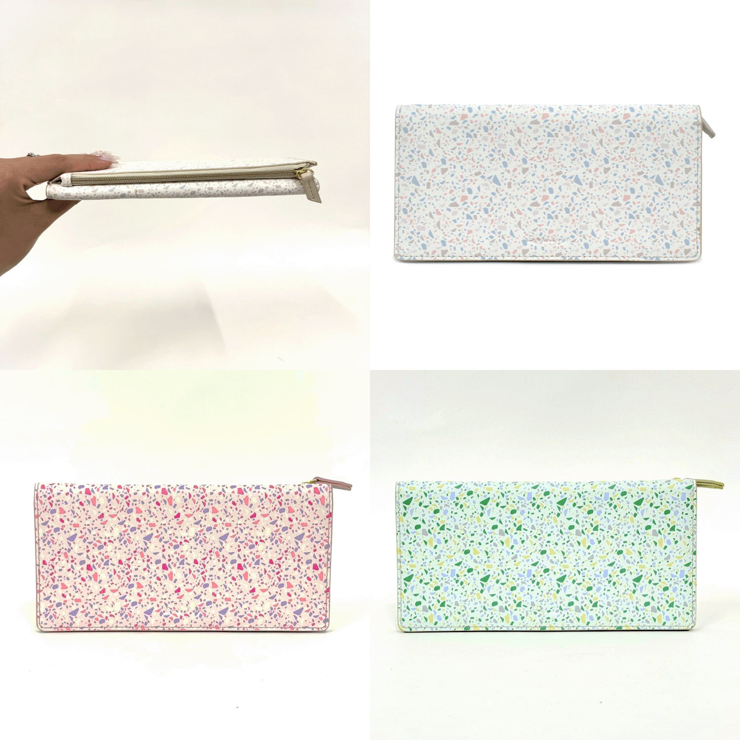 legato largo テラゾー柄長財布