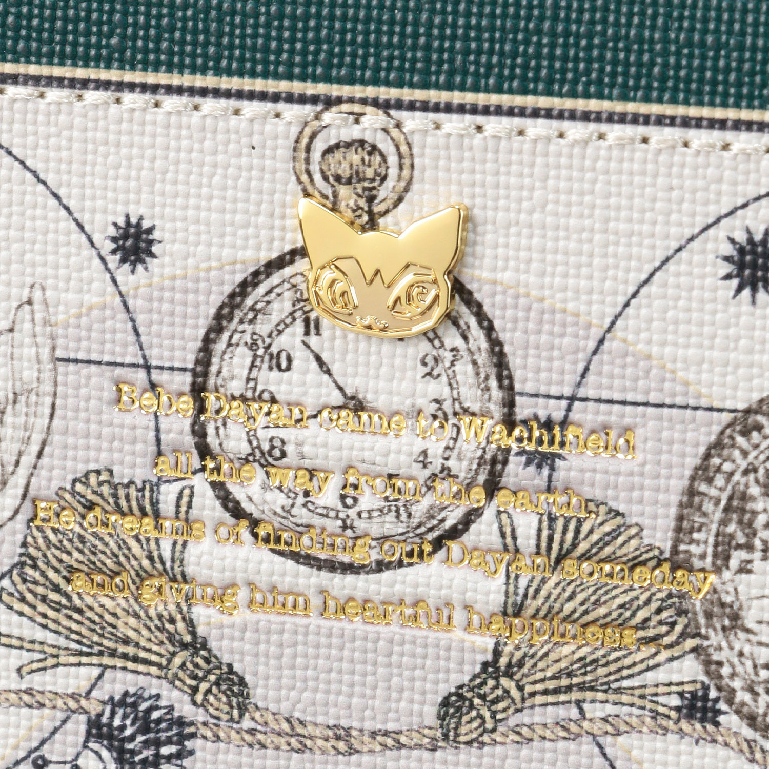 【ベベダヤン】 スカーフ柄ラウンドファスナー折財布 - 画像5