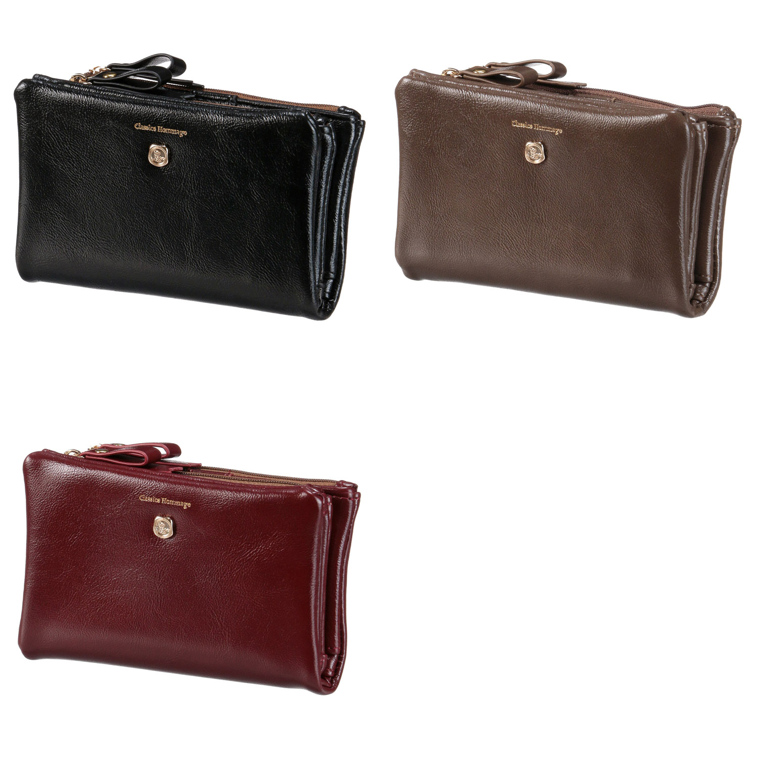 【クラシック オマージュ】  ケイティー袋縫い折財布