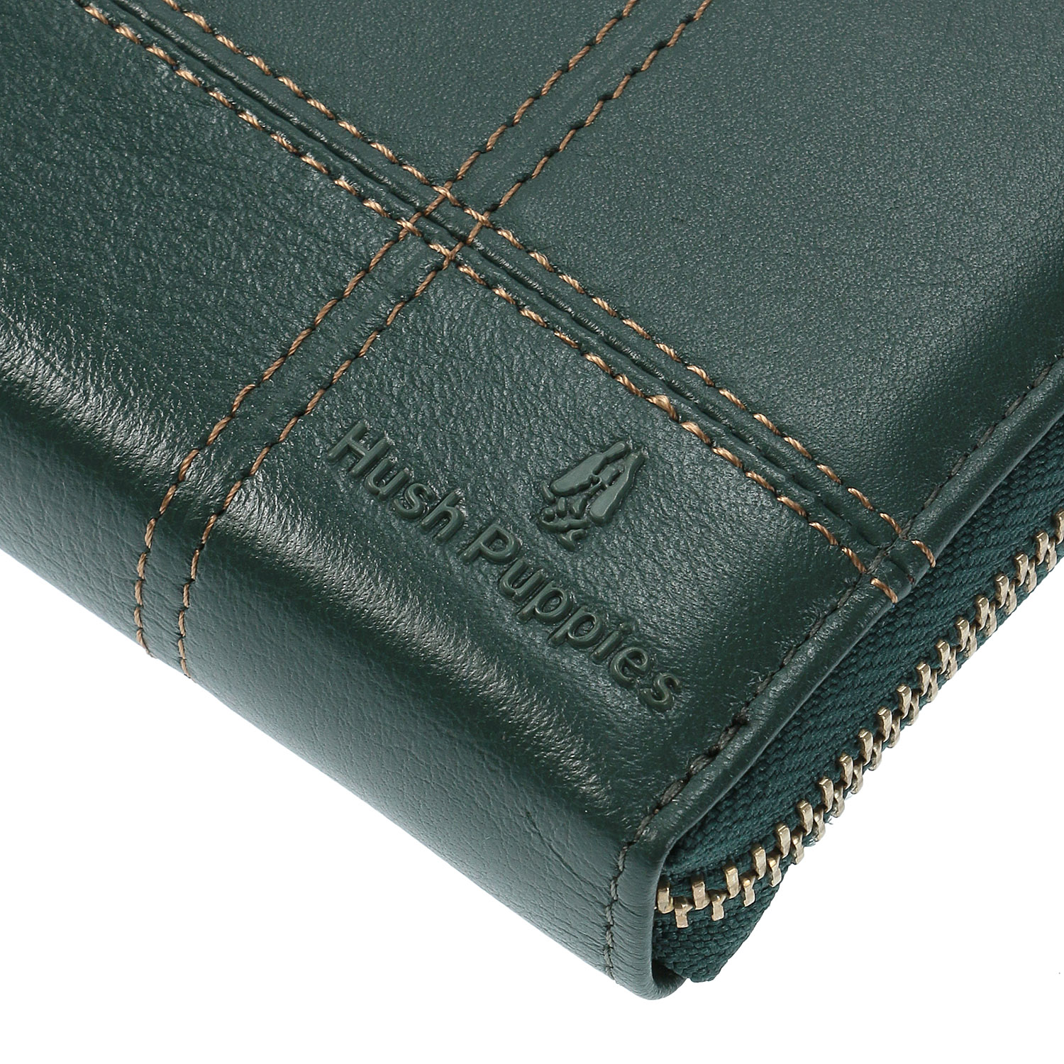 【ハッシュパピー】 クロスステッチ ラウンドファスナー長財布 - 画像7