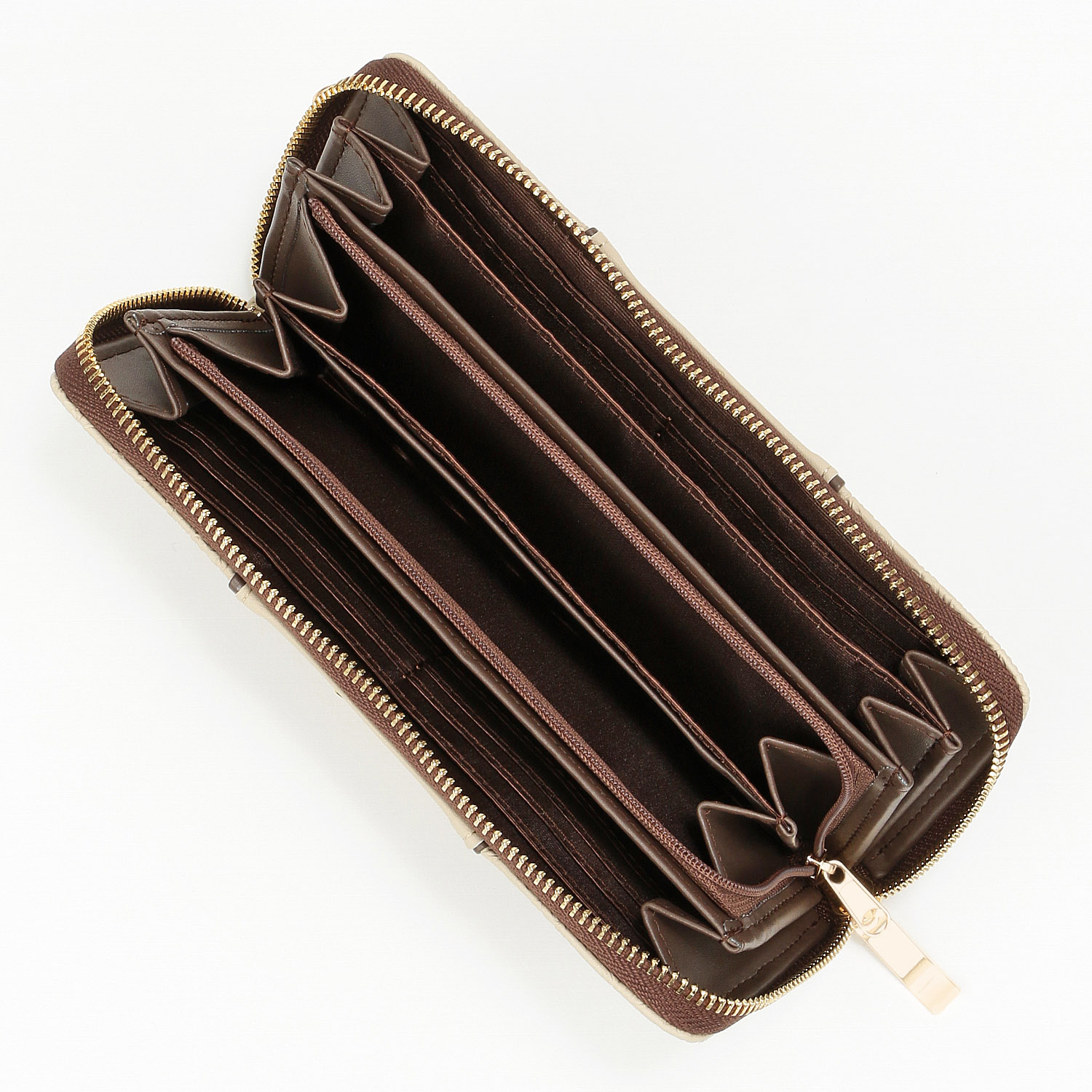 【31番欠品中】ベベダヤン エンボス ラウンドファスナー長財布 - 画像4