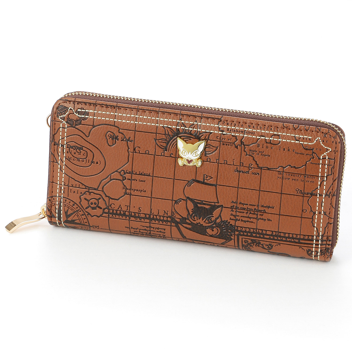 【52／63番欠品中】 ベベダヤン コンパスローズ ラウンドファスナー長財布