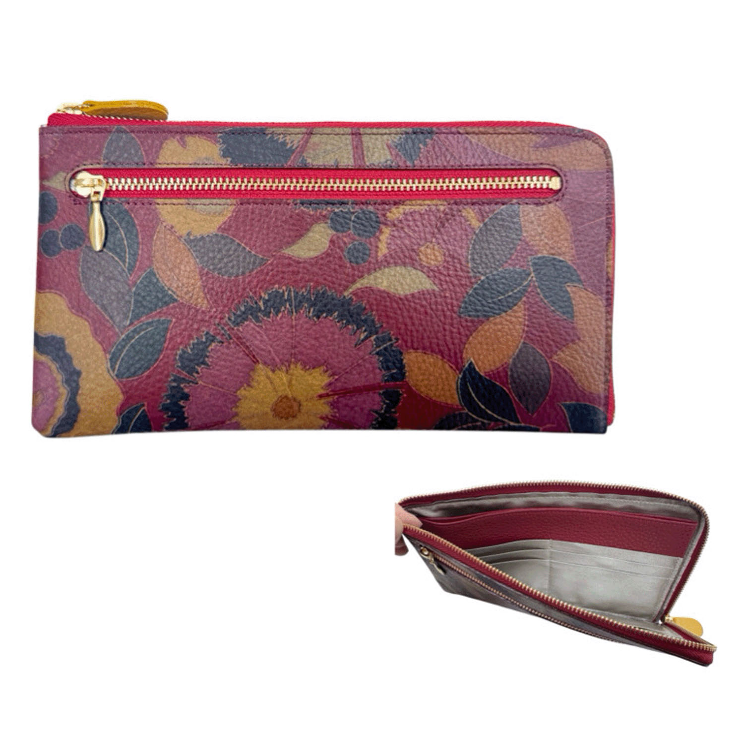 【日本製】 キュリアL字ファスナー長財布 - 画像2