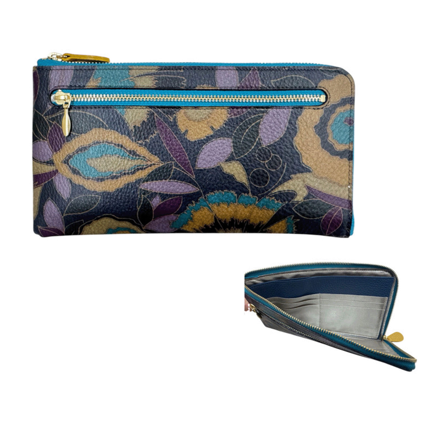 【日本製】 キュリアL字ファスナー長財布 - 画像3