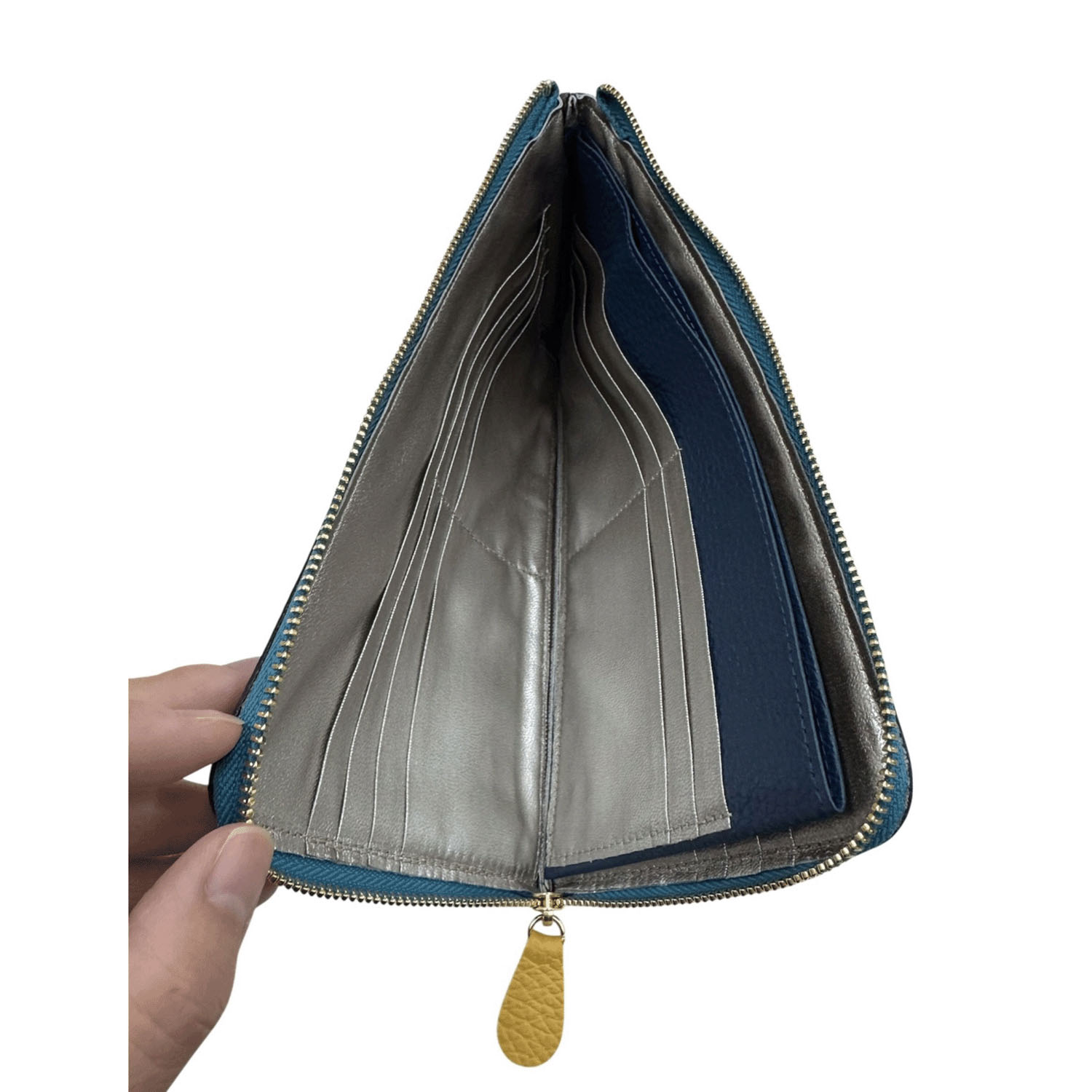 【日本製】 キュリアL字ファスナー長財布 - 画像6