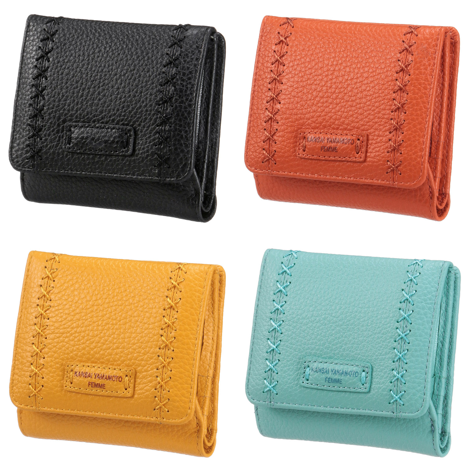 【KANSAI YAMAMOTO】 BOX小銭入付き束入れ