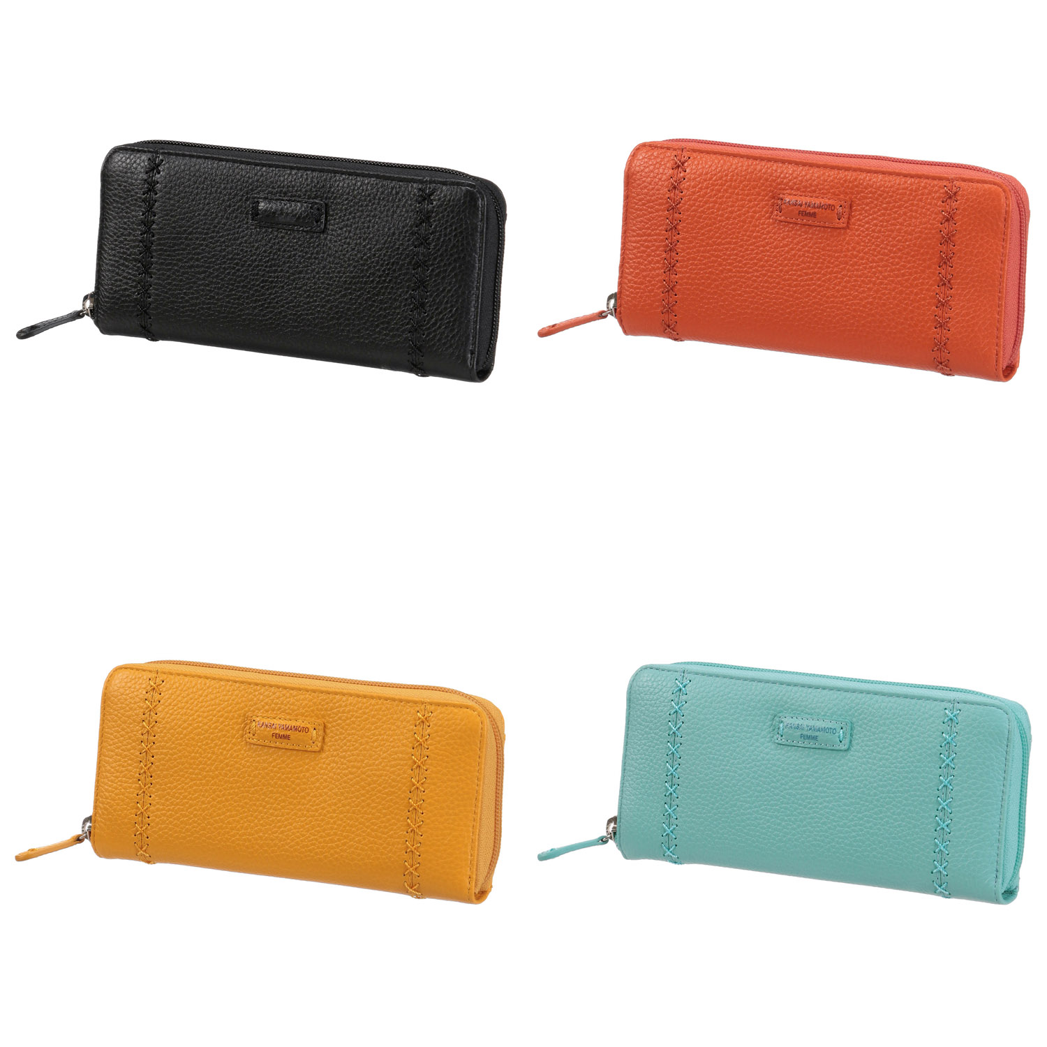 【リニューアル】【KANSAI YAMAMOTO】 ラウンドファスナー束入れ - 画像1