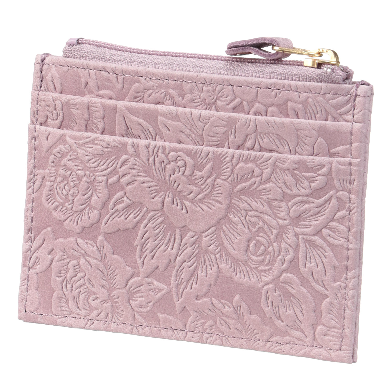 【日本製】 素押し薔薇コンパクト財布 - 画像5