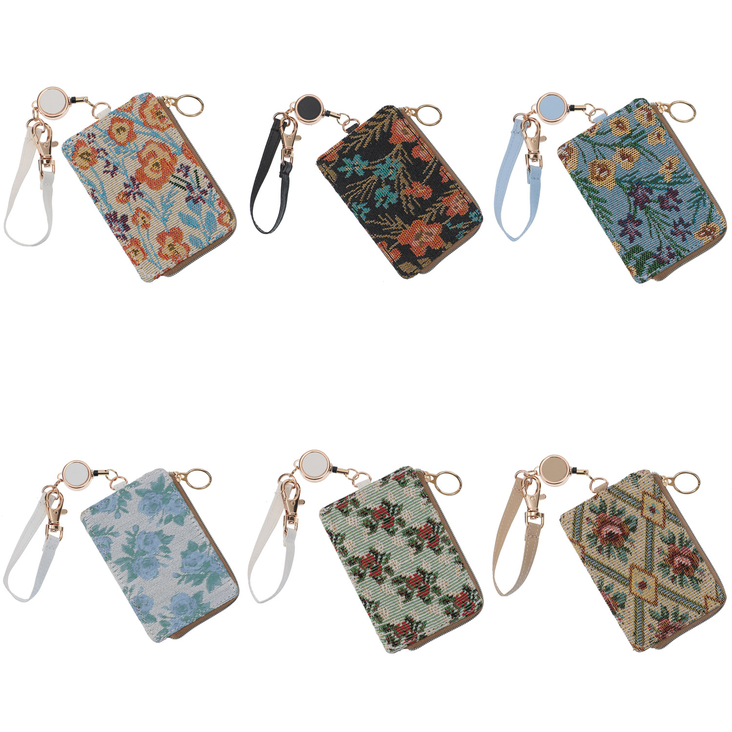 ゴブラン花柄パスケース - 画像2