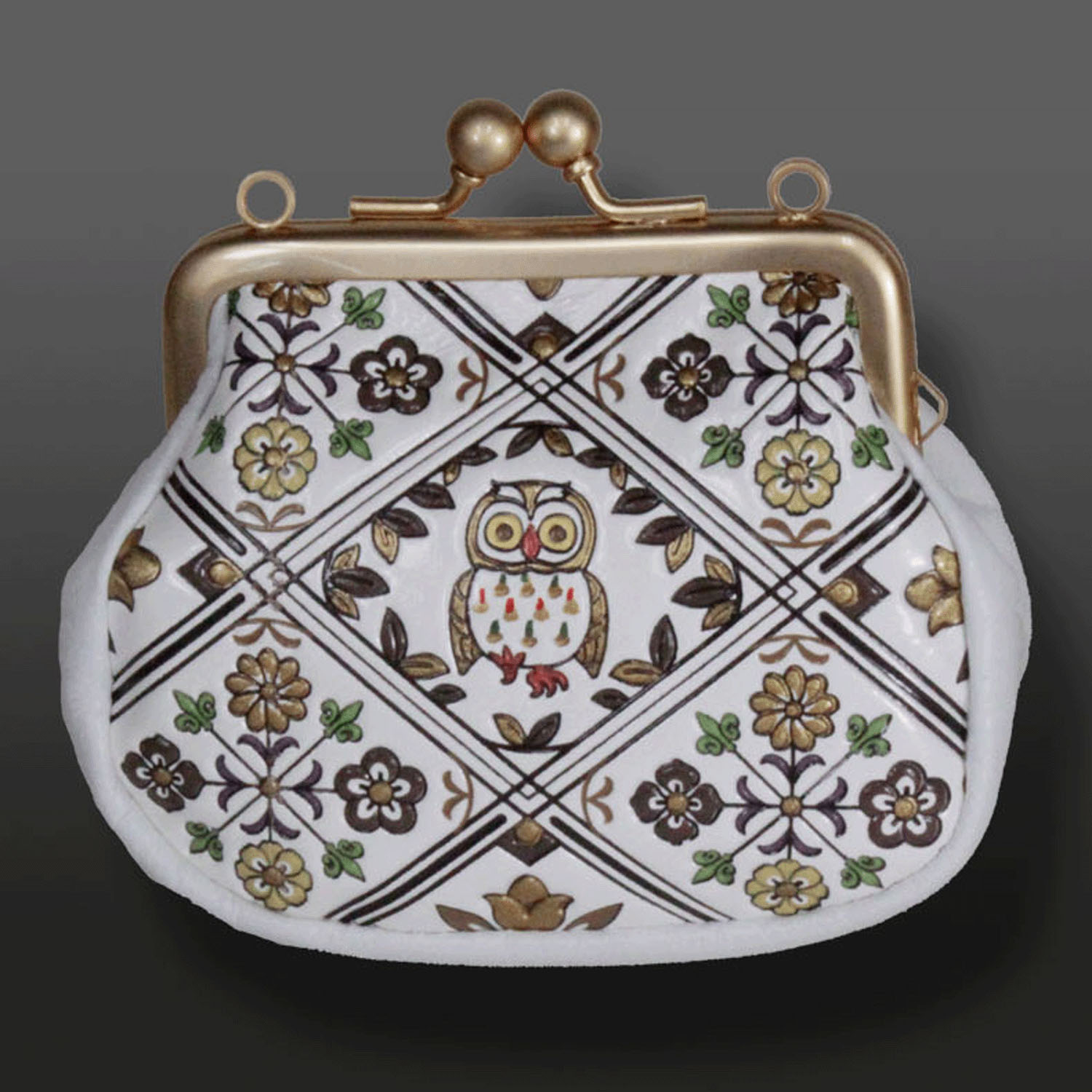 【取り寄せ商品】 浅草文庫 ふくろうがま口