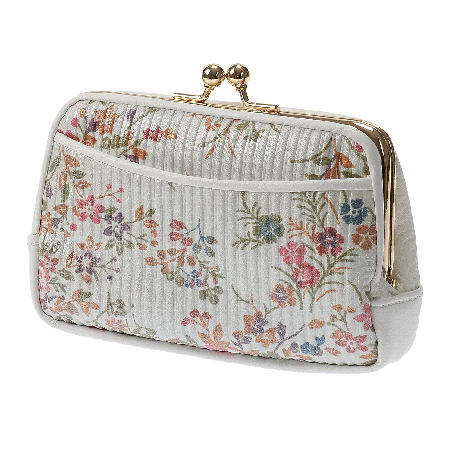 金彩ヒナゲシ（金更紗） 親子がま口 - 画像2