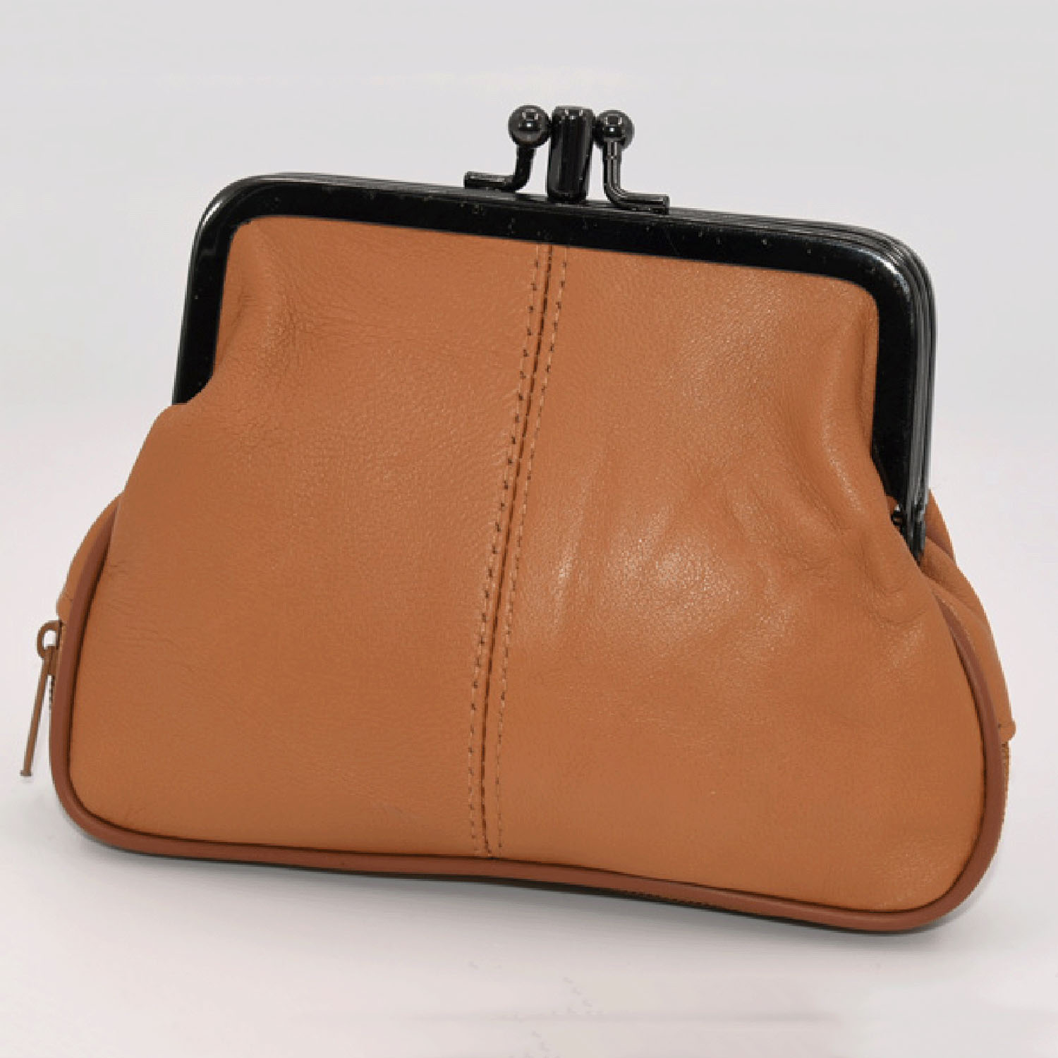 がま口 ラム革財布 - 画像2