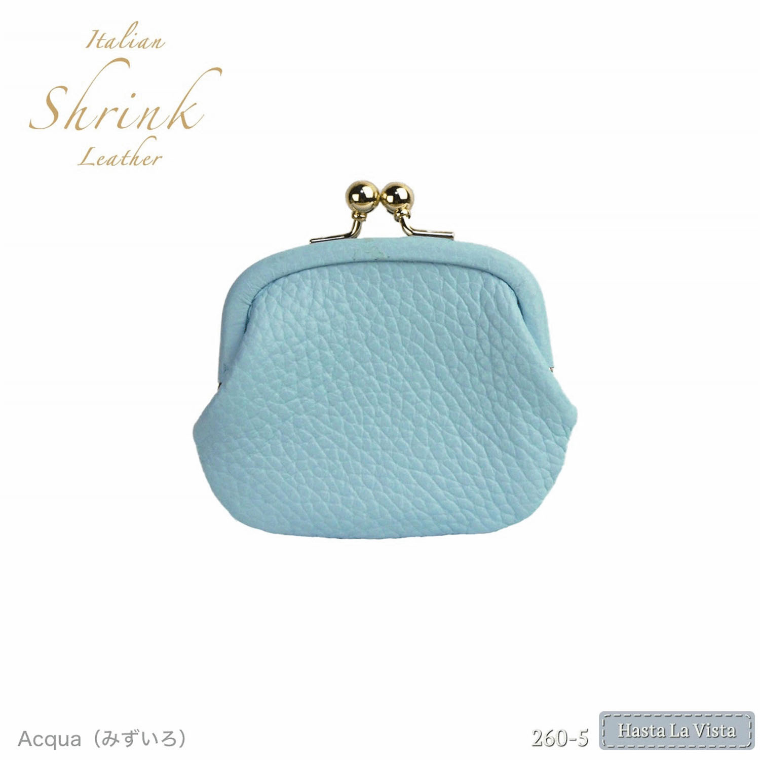 【イタリアンレザー】 日本製 がま口シュリンクミニ - 画像4