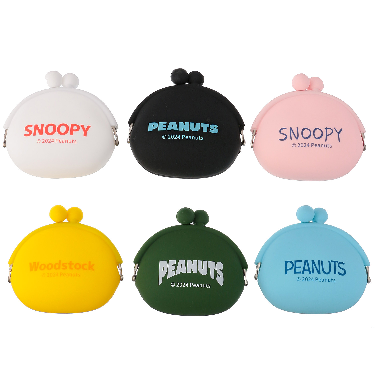 SNOOPY（スヌーピー） シリコンがま口 6柄セット - 画像2